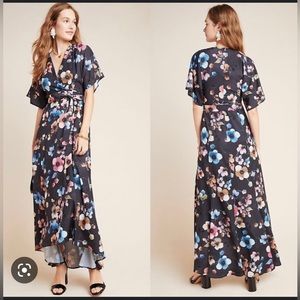 Anthropologie | Hutch Wrap Maxi Dress